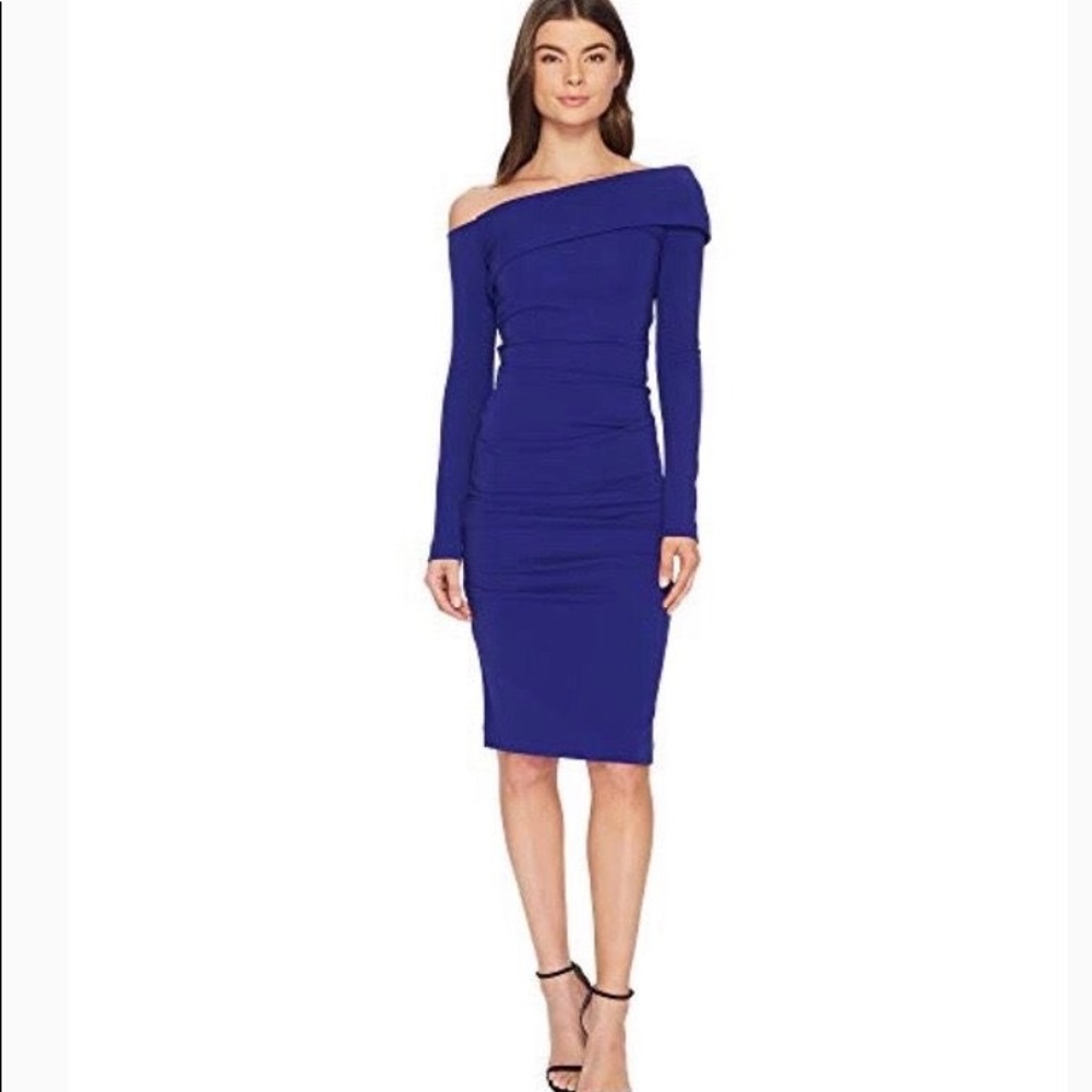 Nicole Miller Purple Cocktail Dress